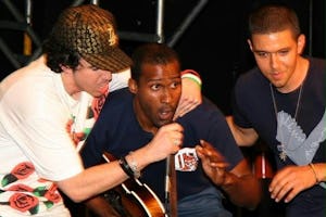 Video: Benny Cassette, Jason Greene and Robert Sinclair perform "Army of Light" at a concert by the Dawnbreaker Collective in Los Angeles.