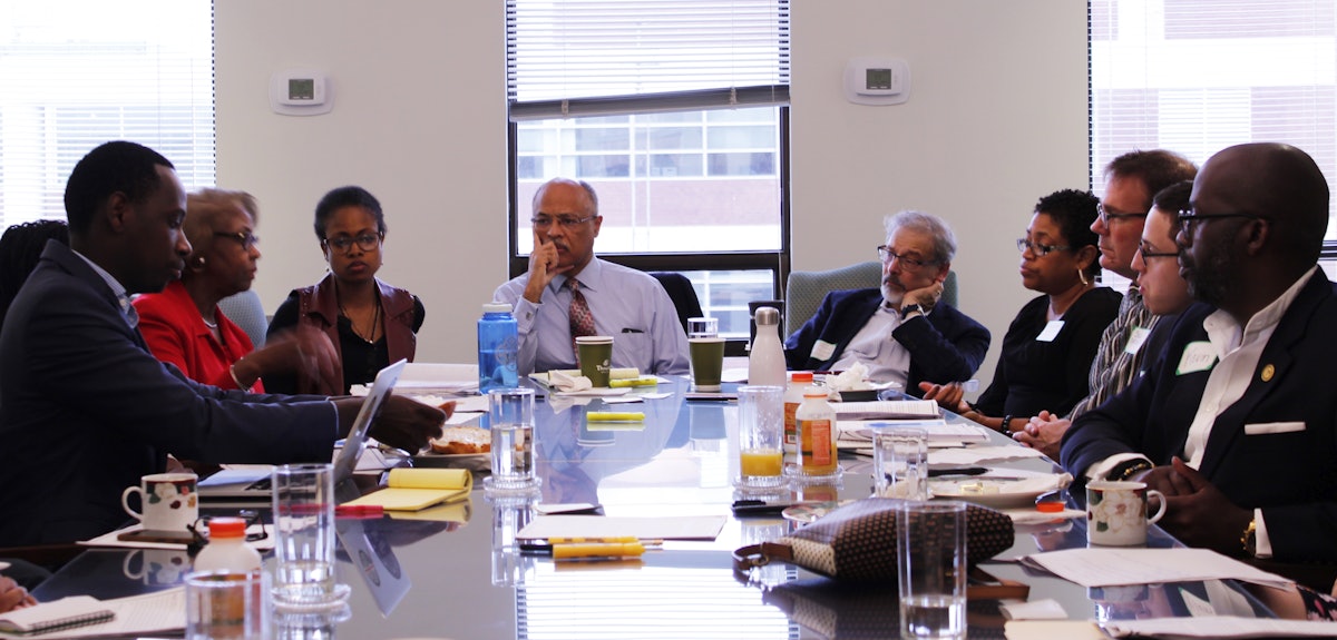 Participants consult in a Faith and Race Dialogue in September. The United States Baha’i Office of Public Affairs organizes the gatherings to explore the role faith plays in overcoming ingrained prejudice and structural injustice in the country.