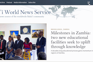 The Baha’i World News Service is now available in French and Spanish. Translations of new articles will typically be available within a few days of their publication in English. The new website includes a language-switching icon.