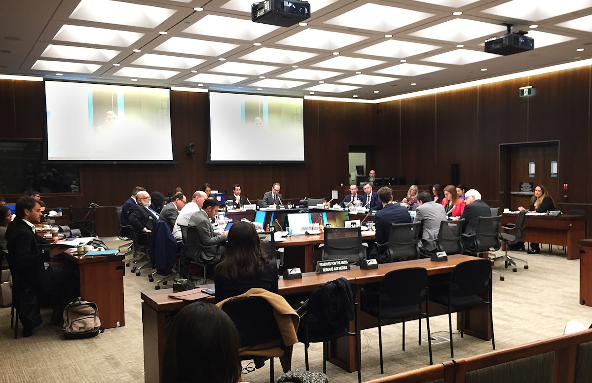 Geoffrey Cameron of the Canadian Baha’i community’s Office of Public Affairs attended a Canadian Parliament committee hearing about combatting online hate speech. Dr. Cameron was among representatives of nine religious and other civil society organizations discussing the issue.