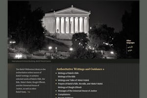 ‘Abdu’l-Baha pens a letter while He was in the Holy Land in 1920.