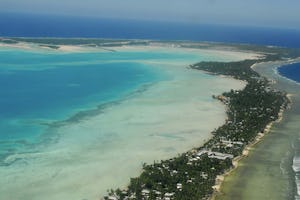 South Tarawa from the air (Credit: Government of Kiribati)