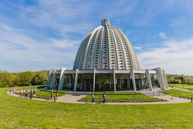 The Baha’i House of Worship in Langenhain, Germany, was dedicated in 1964.