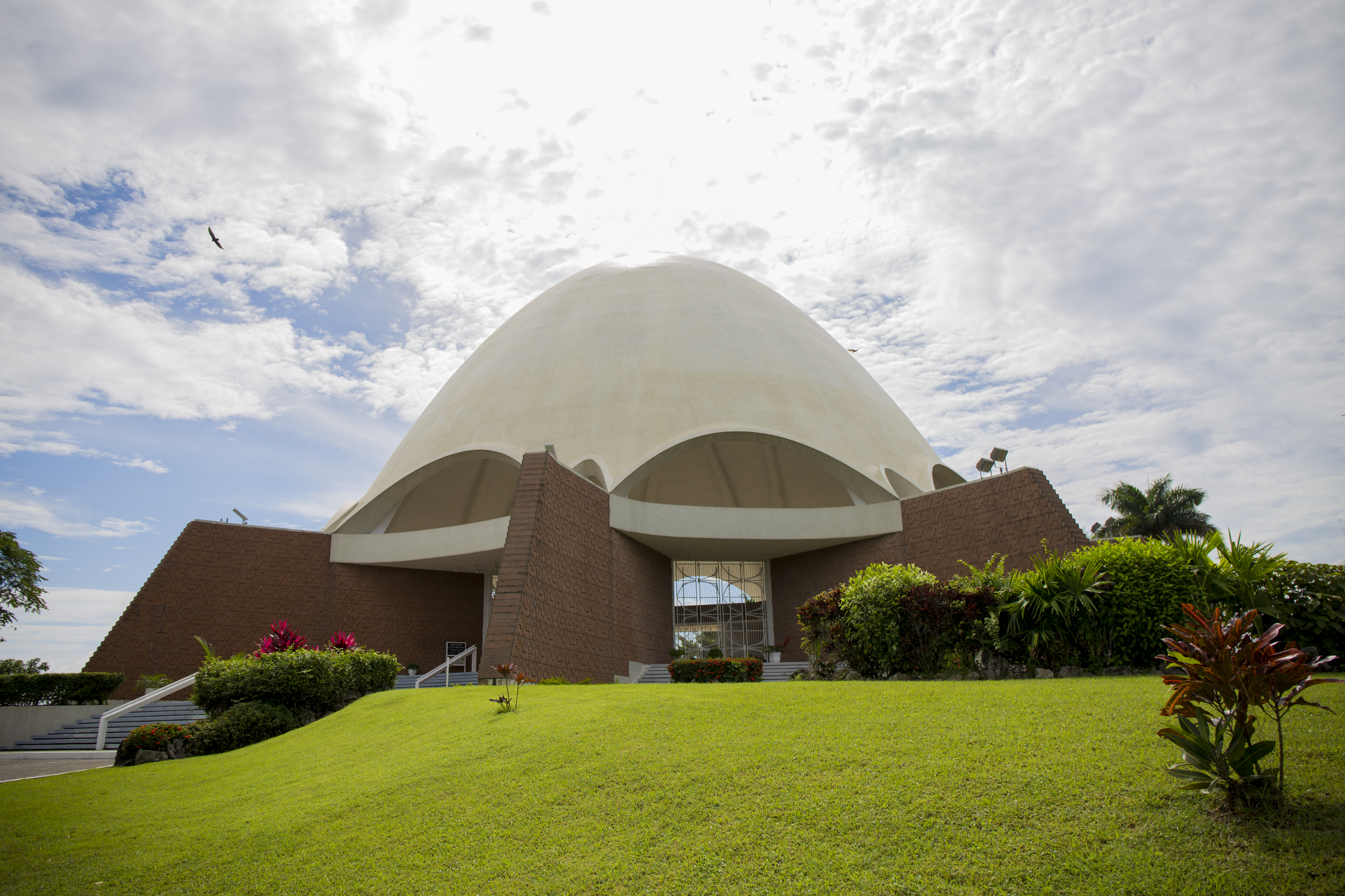 The Bahá’í House of Worship in Panama City, Panama, was dedicated in 1972.