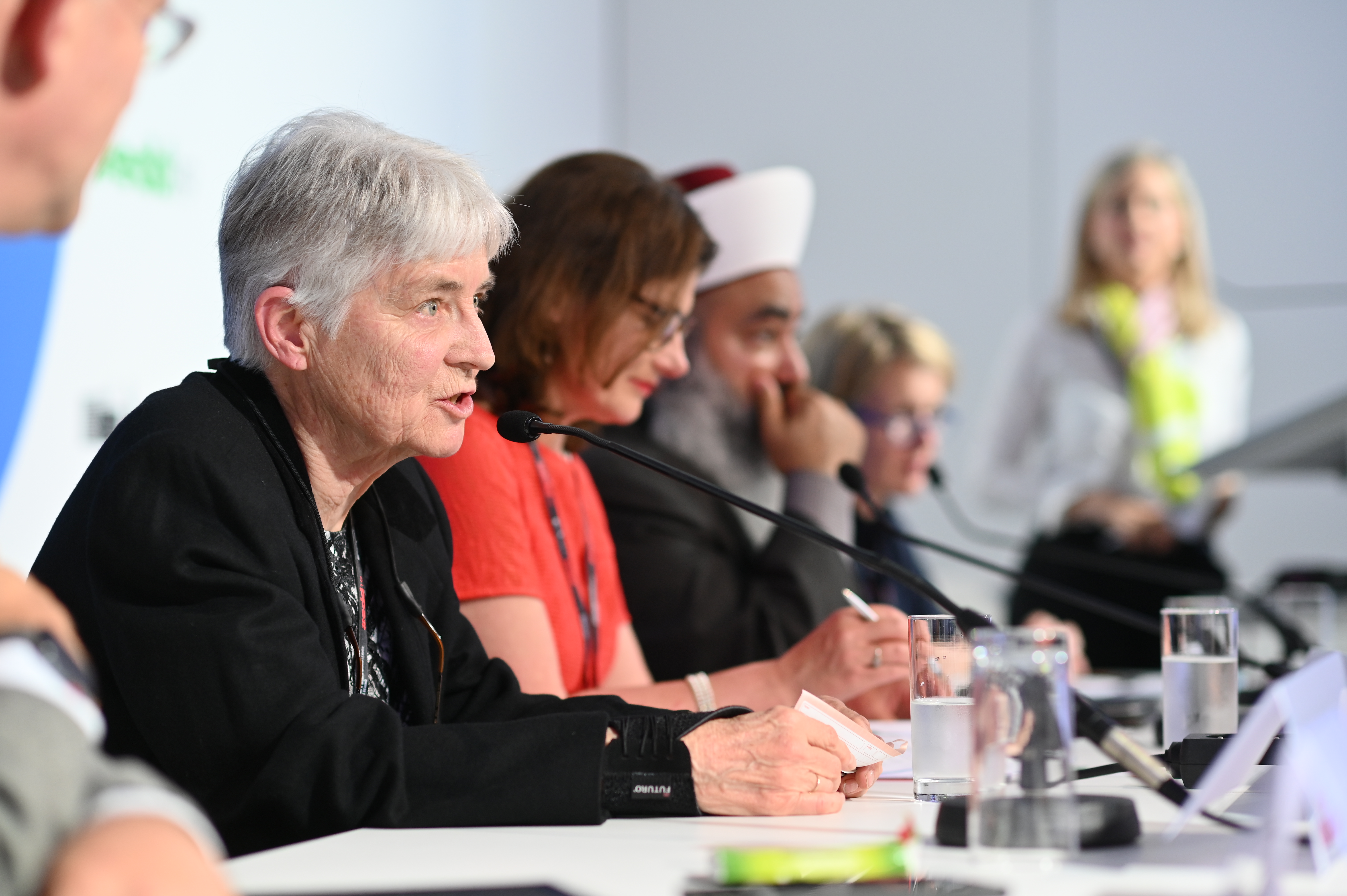 Sister Patricia Ryan, the founder and president of a non-governmental organization called Human Rights and the Environment, underscored the importance of working with indigenous populations. (Credit: EDD Brussels)