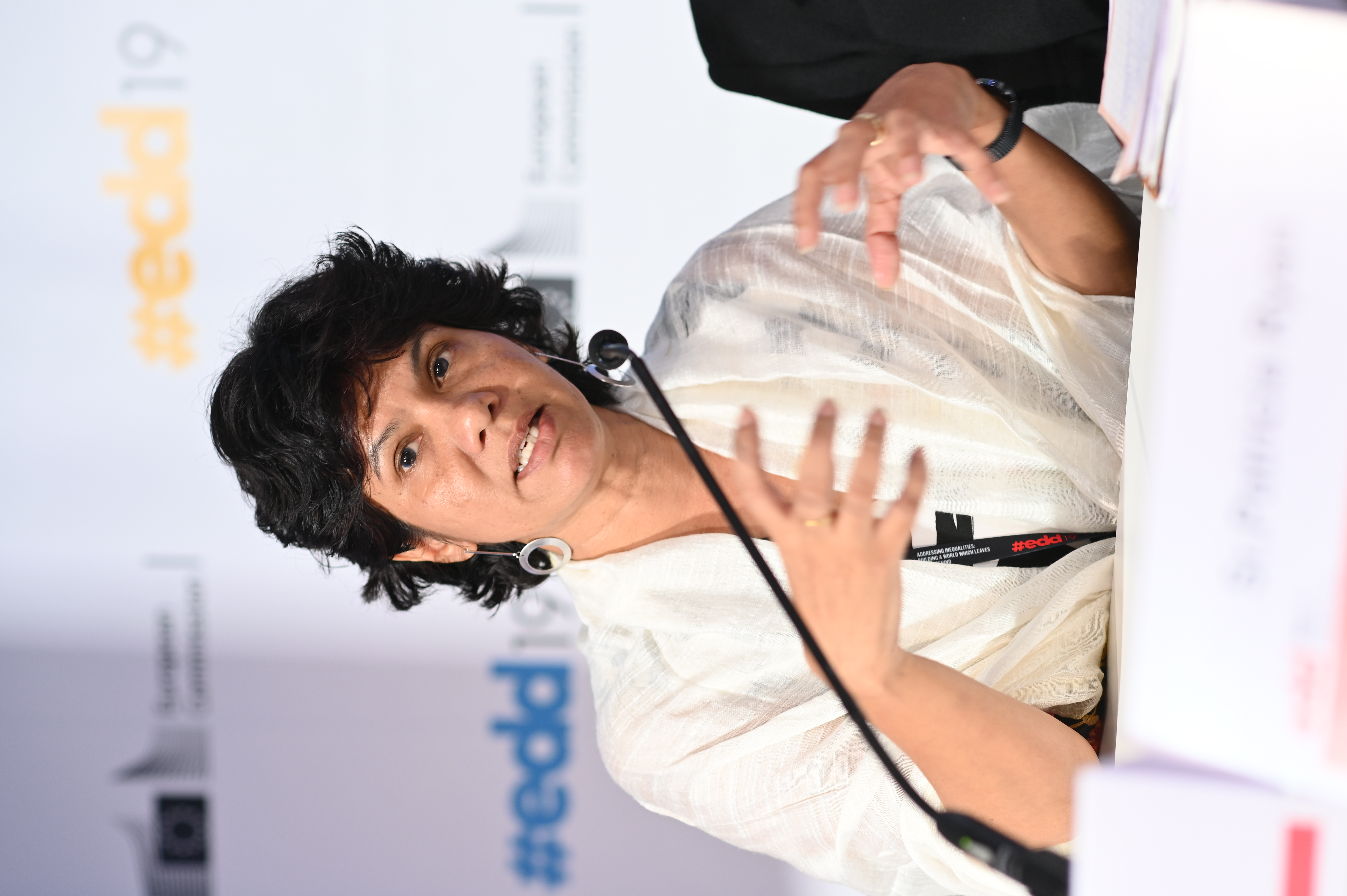 Shreen Abdul Saroor is a co-founder of Mannar Women’s Development Federation (MWDF) and Women’s Action Network. (Credit: EDD Brussels)