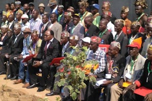 A group of traditional chiefs in the Western Kasai region of the Democratic Republic of the Congo discussed the transformative power of Baha’u’llah’s revelation and its effect on their communities. This is one of several such gatherings that have been occurring in different countries in Africa.