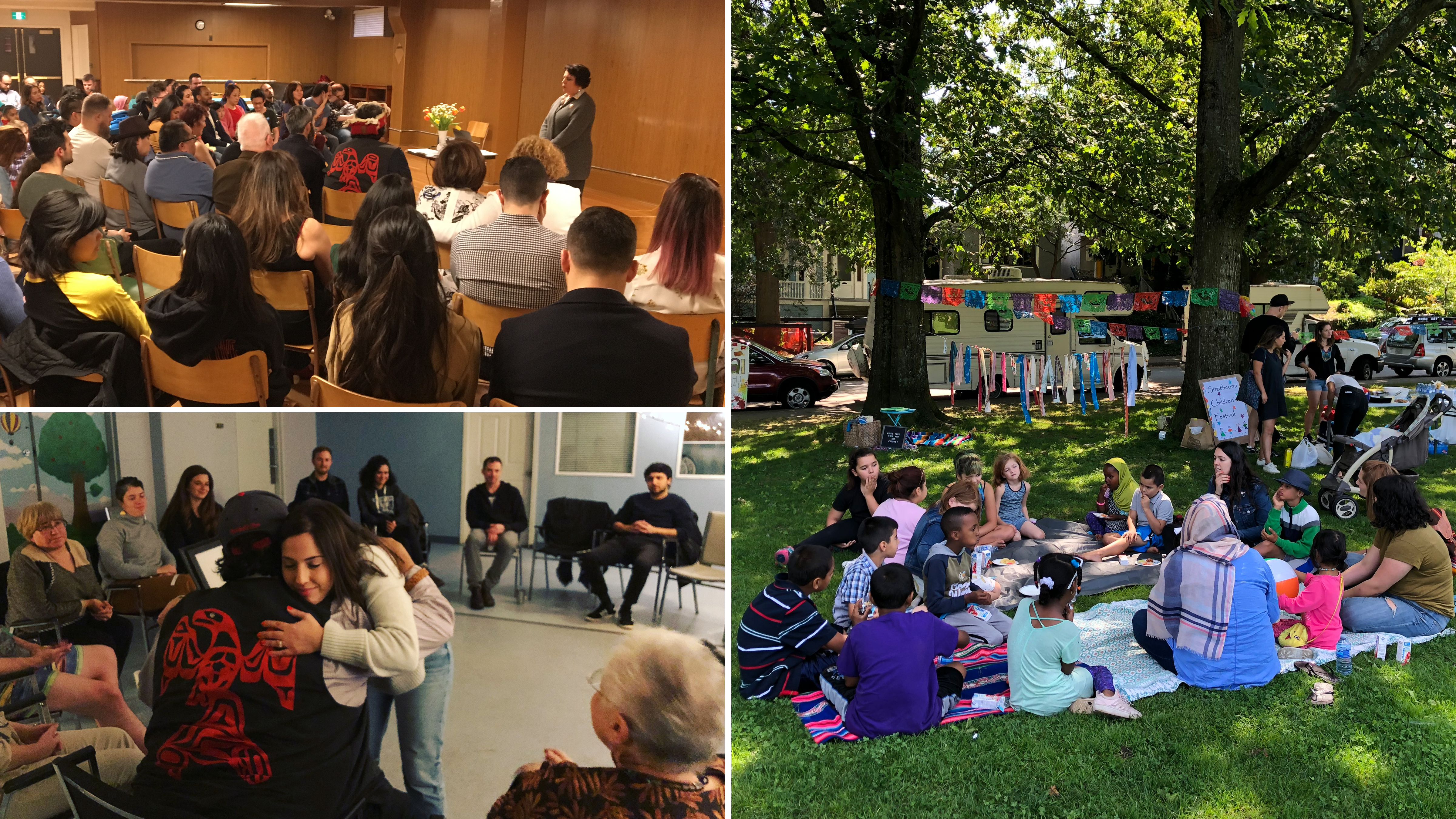 ساکنان محله‌ای چند فرهنگی در ونکوور کانادا با نزدیک شدن به دویستمین سالگرد تولد حضرت باب بر شدت فعالیت‌های جامعه‌سازی افزوده‌اند. عکس‌های سمت چپ چند گردهمایی‌ در این محله را نشان می‌دهد و عکس سمت راست فستیوال کودکان را نشان می‌دهد که اخیراً خانواده‌های محله را دور هم جمع کرد.