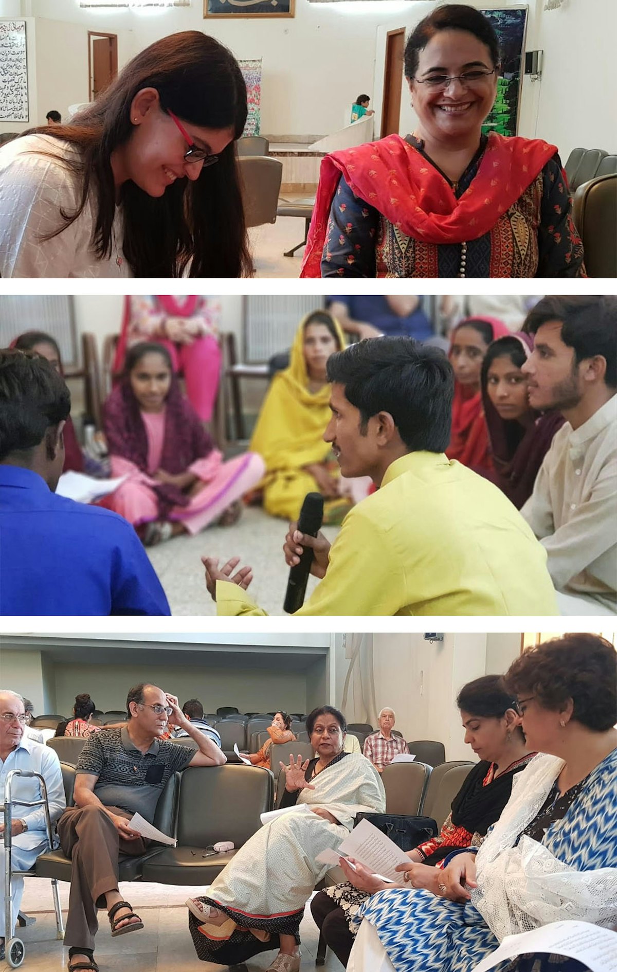 À Hyderabad et à Islamabad, au Pakistan, les habitants se consultent sur la façon de célébrer le bicentenaire.