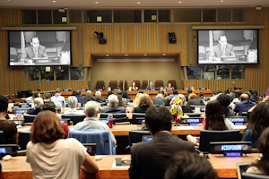 Lors d’une première réunion de ce type à l’ONU, les organisations de la société civile ont participé à un débat de haut niveau sur l’état d’avancement des objectifs du développement durable.