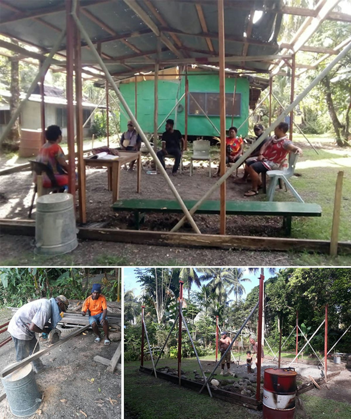 Parmi ses initiatives spécialement prévues pour le bicentenaire, la communauté de Lae, en Papouasie-Nouvelle-Guinée, construit un bâtiment pour abriter des activités éducatives.