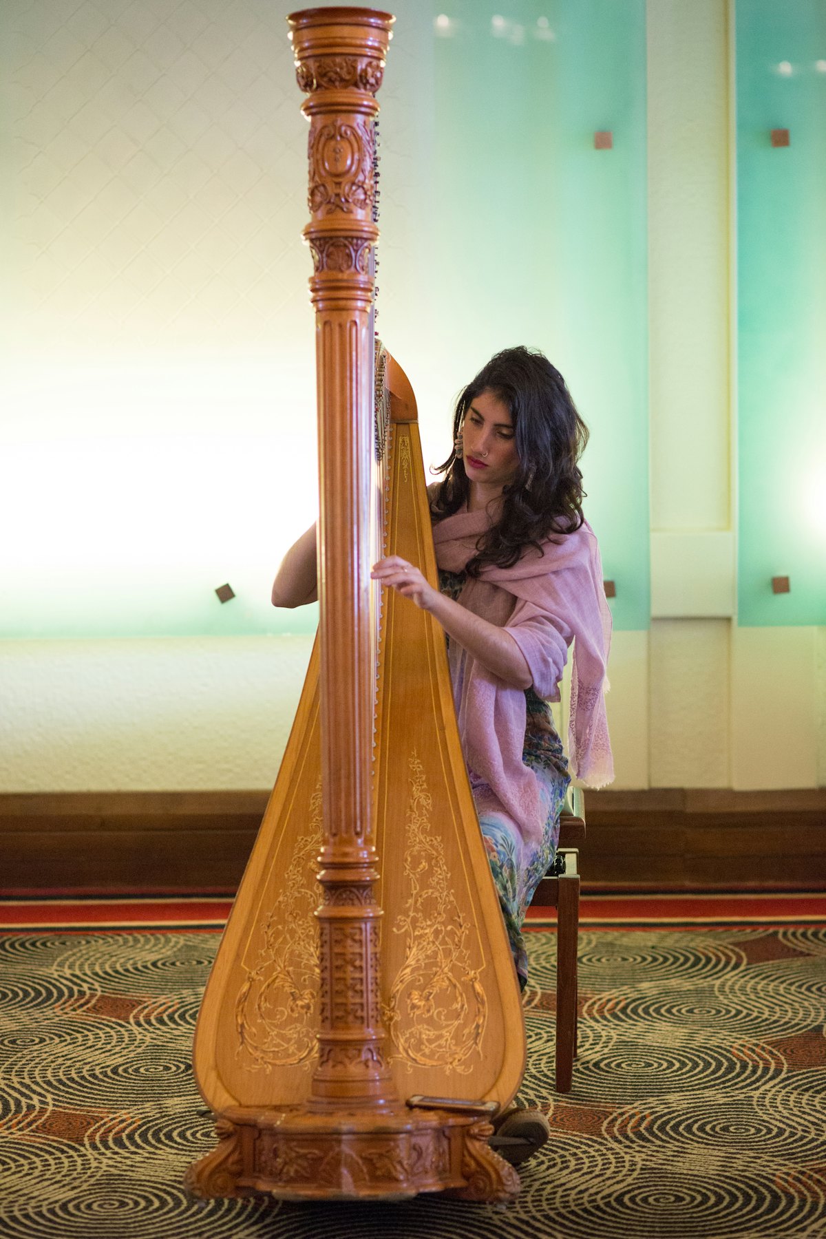 A musical performance at today’s reception