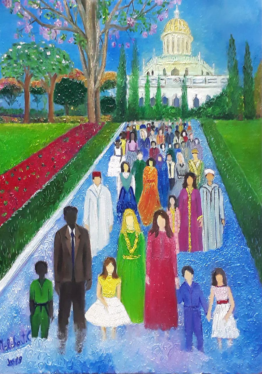 A painting from an artist in Morocco