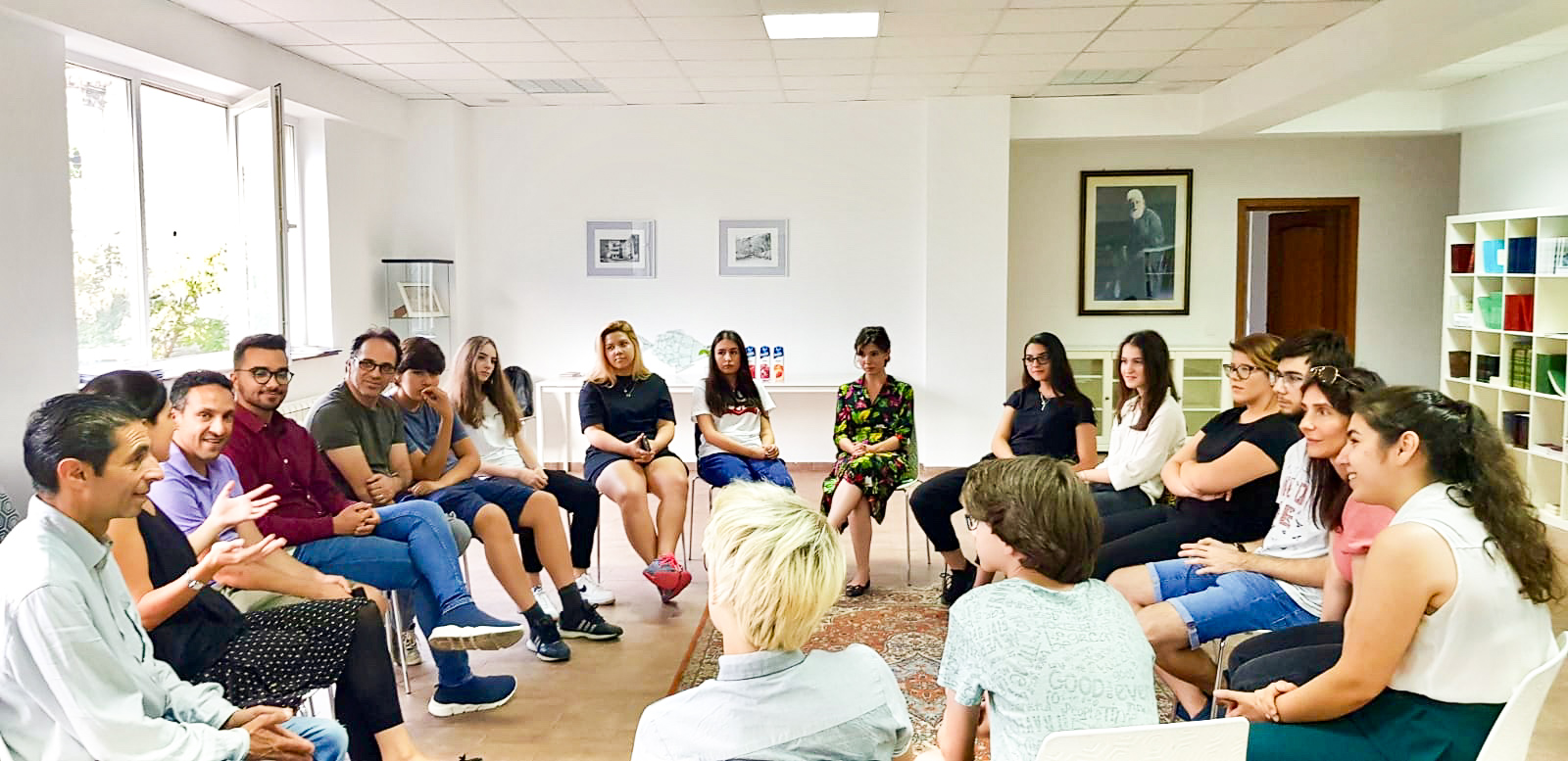A group in Bucharest, Romania, prepares a play.