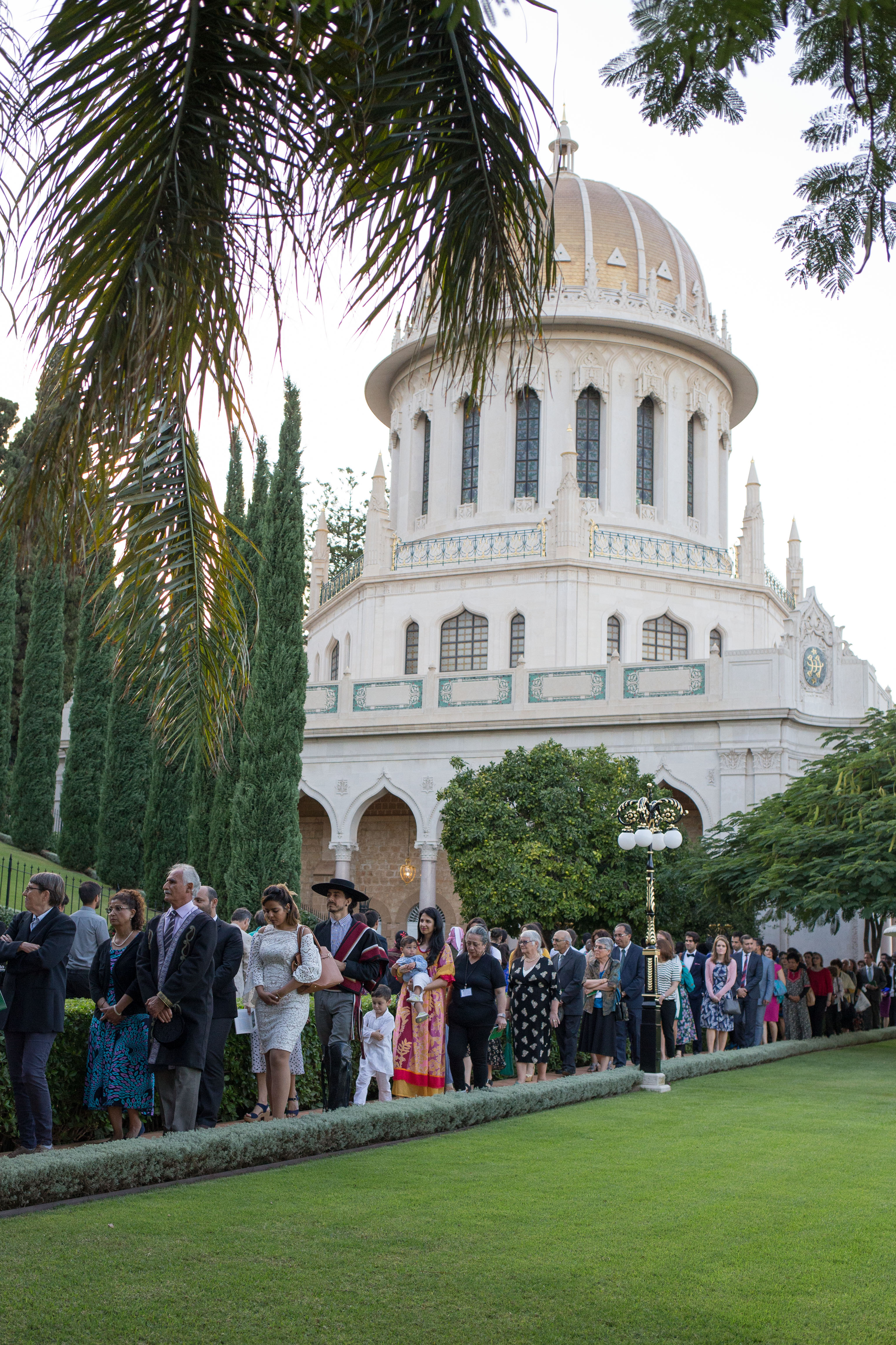 A celebration for the bicentenary of the birth of the Bab held in the precincts of His sacred Shrine on Mt. Carmel
