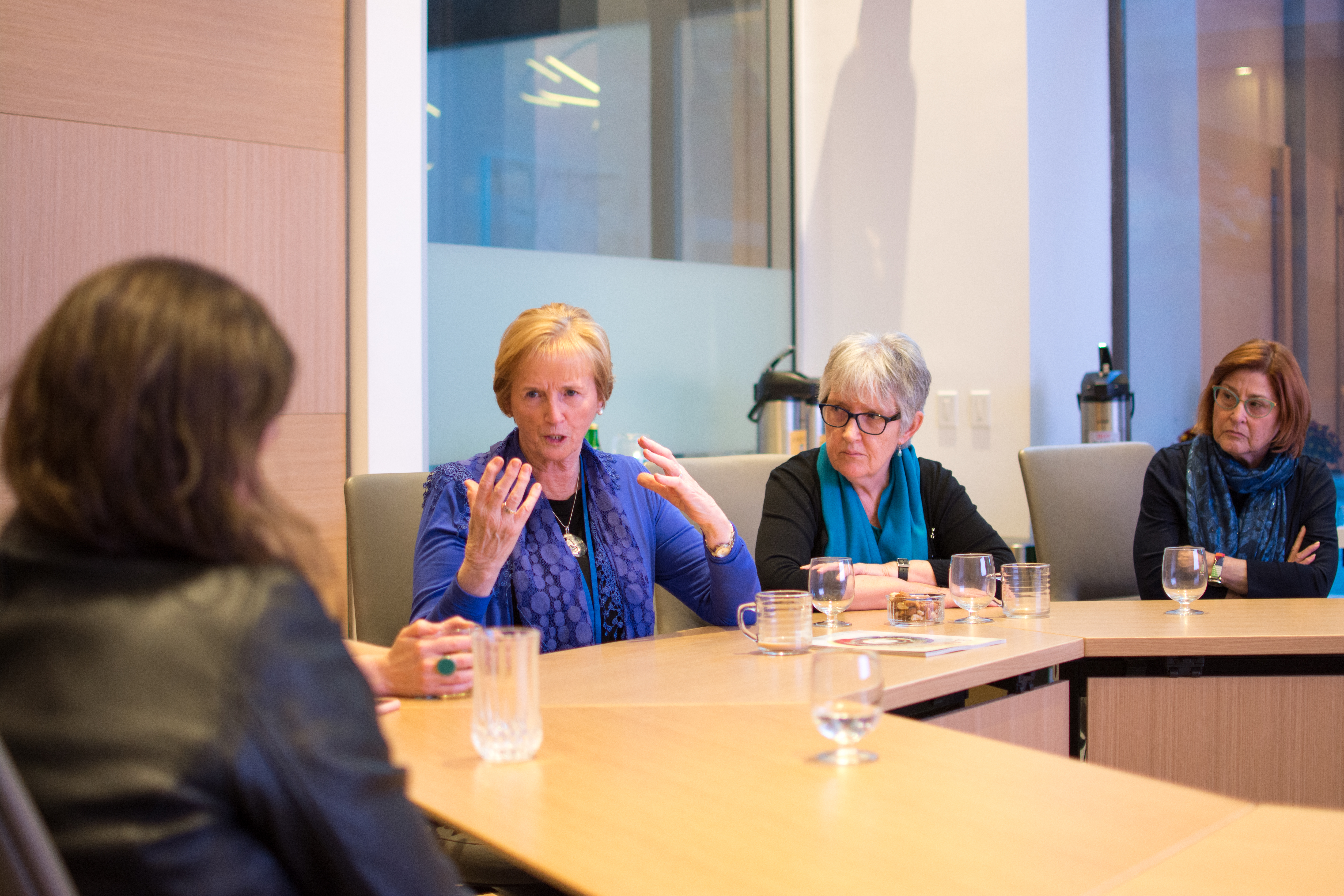 شرکت‌کنندگان در جشن دویستمین سالگرد تولد حضرت باب که در دفتر جامعهٔ جهانی بهائی در نیویورک برگزار شد به بررسی اصل یگانگی نوع بشر، یک اصل بنیادین بهائی پرداختند.