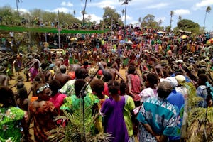 More than 2,000 people attended Sunday’s joyous and unifying groundbreaking ceremony in the town of Lenakel, on the island of Tanna, Vanuatu.