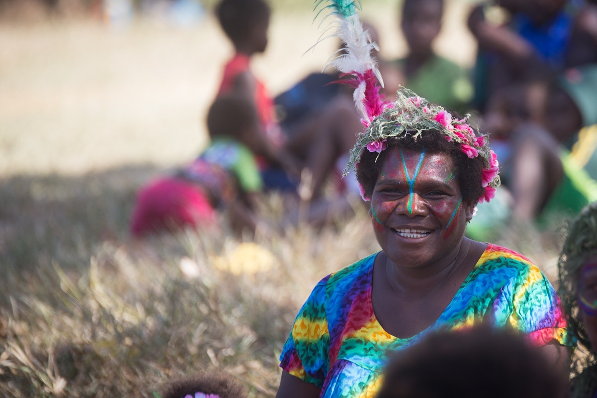 La ceremonia de inicio de las obras este domingo contó con la asistencia de muchos residentes de Tanna y de otras islas de Vanuatu.