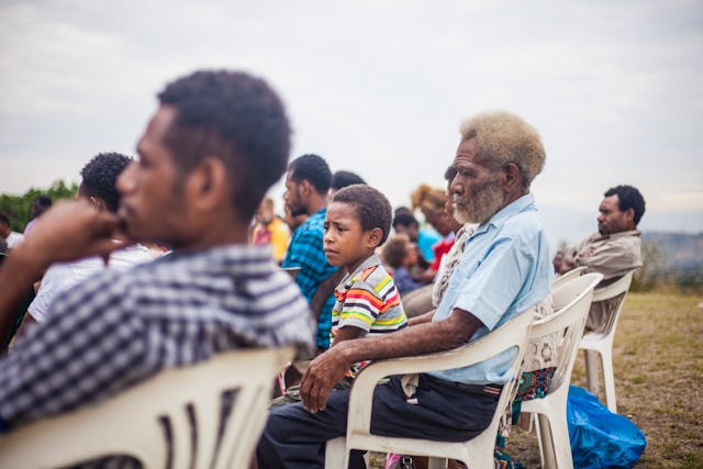 Before construction began, the Temple site was already serving as a place of prayer for the community. In August, community members gathered for a devotional gathering at the site.