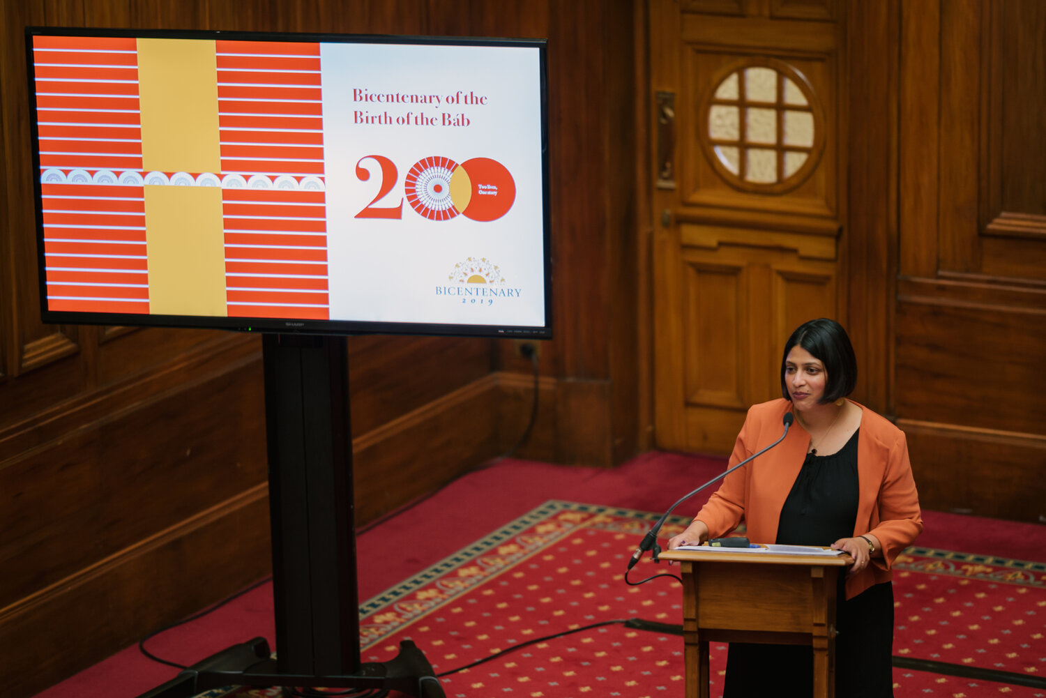 New Zealand Member of Parliament Priyanca Radhakrishnan hosted a bicentenary celebration in the country’s Parliament Buildings. “I can see that the work that you do in Aotearoa is rooted in the values and beliefs of the Faith,” MP Radhakrishnan said, “for example inculcating values of love, unity, and kindness amongst children, encouraging young people to be constructive agents of change, and contributing to discussions across New Zealand on some of the challenges that face us as a nation.”