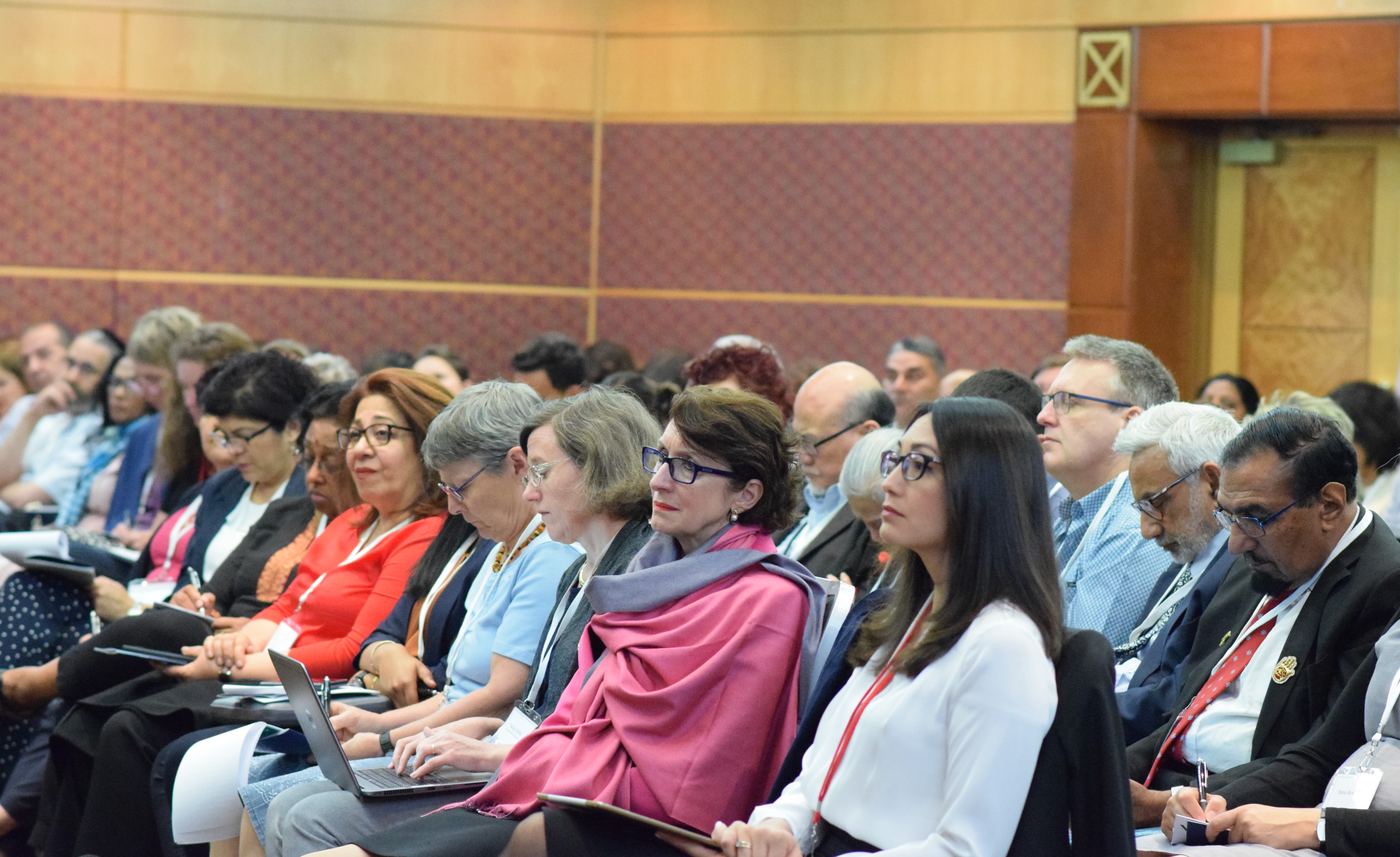 Participants of a conference on social cohesion and inclusion in Sydney, Australia, listen to one of the main talks. “This conference provided a space to learn from the experiences of one another and build on the efforts of many individuals and organizations to overcome prejudice and injustice and foster inclusion in society,” explained Ida Walker, of the country’s Baha’i Office of External Affairs.