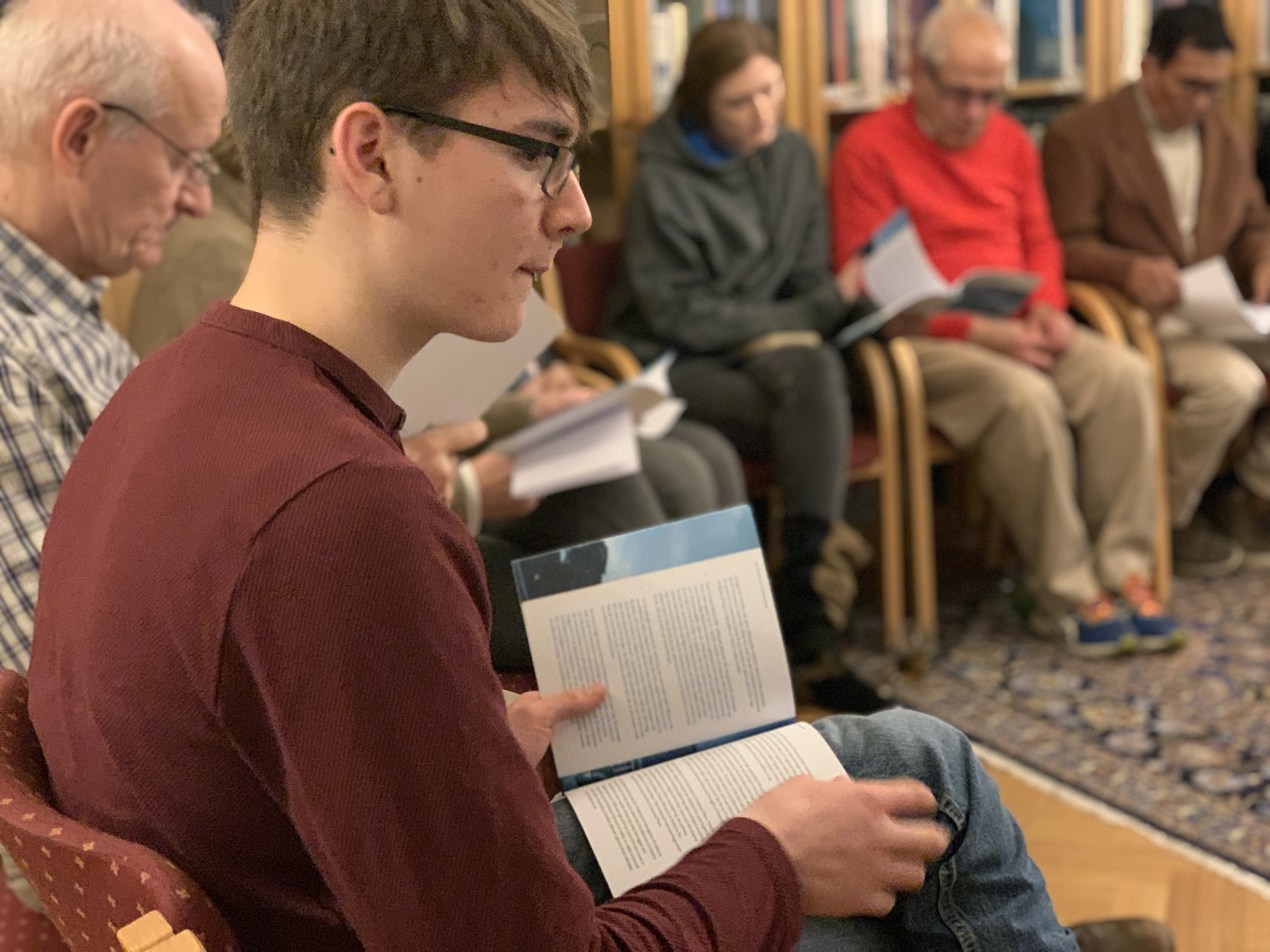 Last night’s special commemoration included reading selections of ‘Abdu’l-Baha’s Tablets to The Hague.