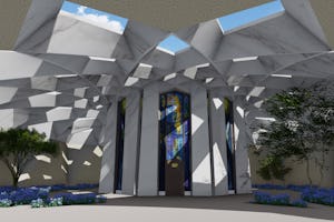 طرح آرامگاه حضرت عبدالبهاء