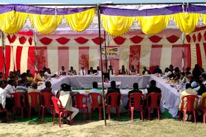 Some 30 village chiefs, or pradhans, of different religions and castes gathered for a unique discussion on the prosperity and spiritual well-being of their people.