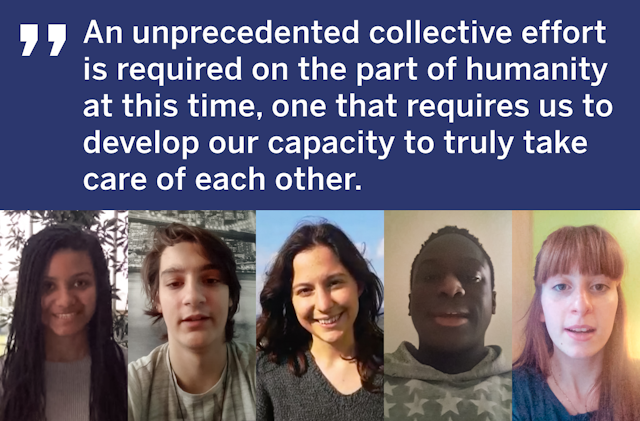 گروهی از جوانان ایتالیا، با مشاهدهٔ بارقههایی از یک هویت جمعی در نحوهٔ واکنش جهان نسبت به بحران جهانی سلامت و با الهام از چشماندازی از دنیایی بهتر میکوشند تا با استفاده از رسانهها موضوعات عمیق در ارتباط با تحول اجتماعی را بررسی کنند.