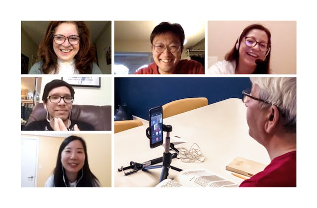 پیوندهای دوستی عمیقی که میان شرکتکنندگان در برنامهٔ "کنج انگلیسی" در ونکوور، کانادا به وجود آمده، منبعی از تابآوری و نشاط در این دوران چالشبرانگیز به نظر میرسد.