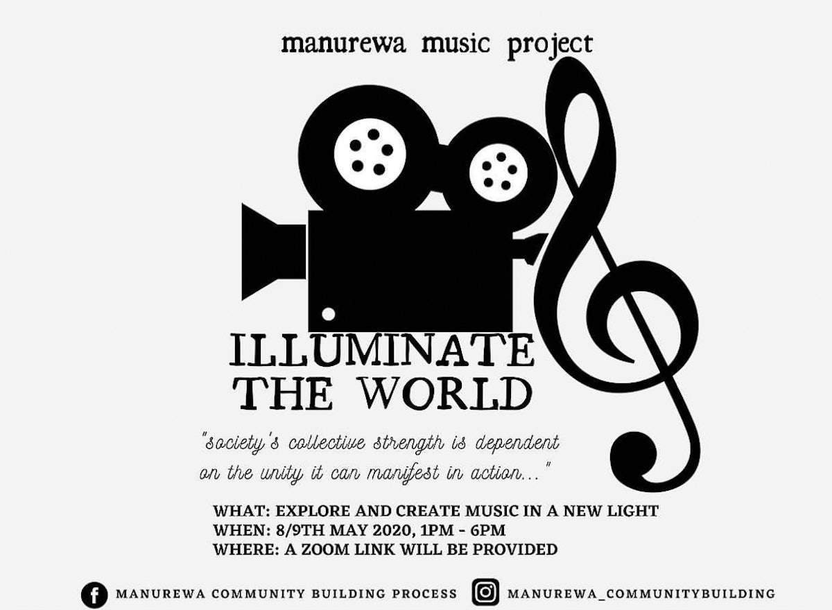 An initiative of several musicians in Auckland, New Zealand, titled “Illuminate the World”, has been bringing people together to create musical works that shed light on challenges facing their society.