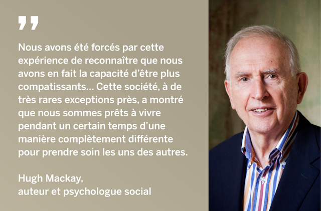 Dans le séminaire en ligne intitulé Bouncing Back or Bouncing Forward ? (Faire un bond en arrière ou faire un bond en avant ?), le Bureau bahá’í des affaires extérieures australien explore avec Hugh Mackay, éminent auteur et psychologue social australien, comment la société australienne pourrait reconsidérer ses notions d’identité, de prospérité et de vie économique afin de réduire les fractures sociales.