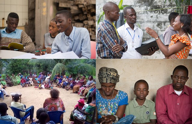 عکسها پیش از بحران کنونی گرفته شدهاند. معبد ملی بهائی جمهوری دموکراتیک کنگو روحیۀ پرشور نیایش را که طی دههها توسط بهائیان جمهوری دموکراتیک کنگو پرورش یافته تجسم خواهد بخشید. بیش از ۲۰۰ هزار نفر در سراسر کشور، از هر سن و اعتقادی، به طور مرتب در جلسات دعای بهائی در محلهها و روستاهایشان شرکت میکنند.