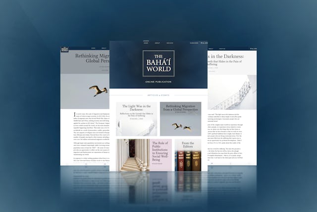 Se acaban de publicar dos nuevos artículos en la edición digital de The Bahá’í World (en inglés), como parte de la serie centrada en los principales problemas que afrontan las sociedades a raíz de la pandemia.