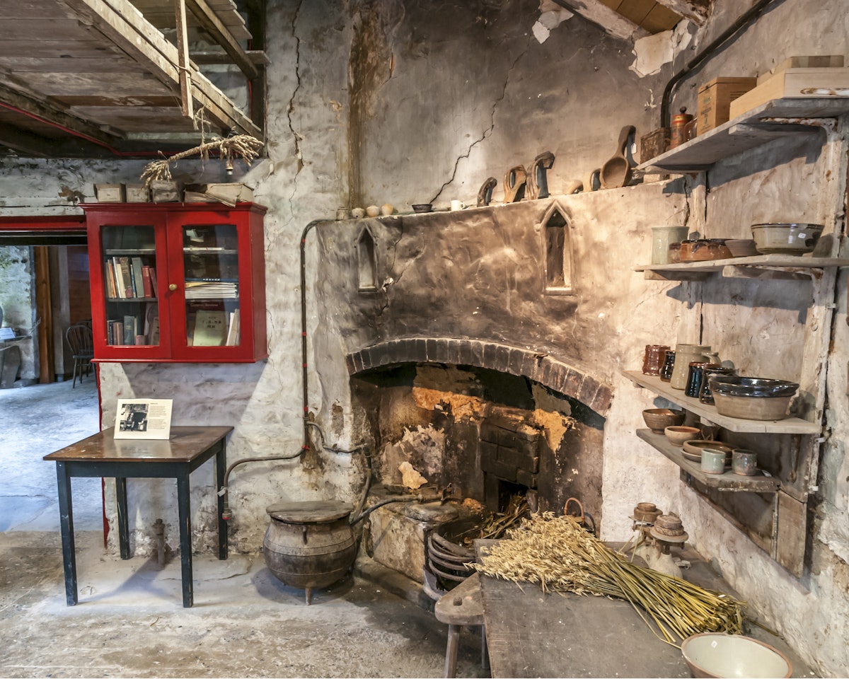 The fireplace at the Leach Pottery, St. Ives, Cornwall. Photo: Matthew Tyas