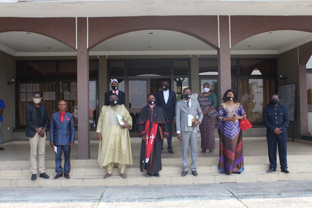 Lavoisier Mutombo Tshiongo, the secretary of the National Spiritual Assembly of the DRC, says that the presence of diverse people at the event signifies the unifying role of a House of Worship.