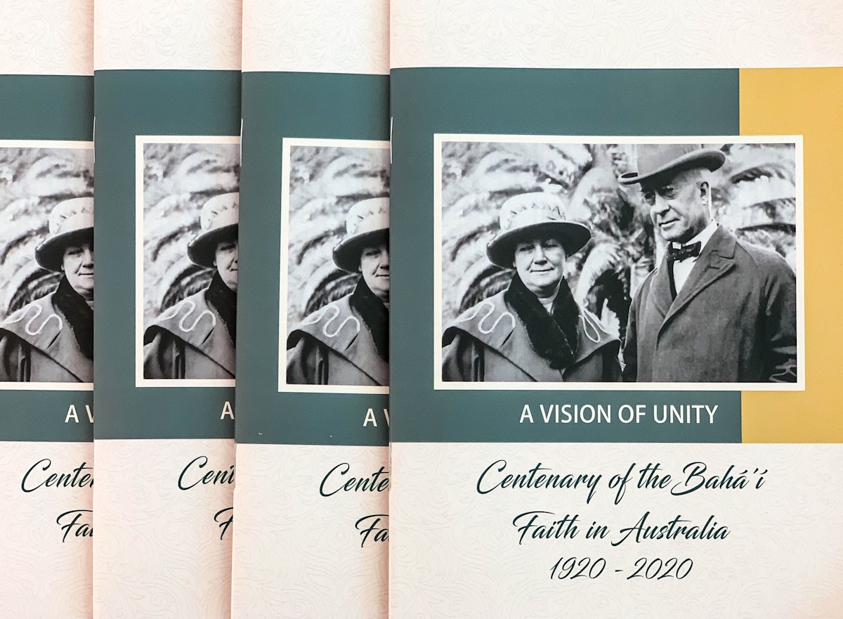 The Australian Bahá’í community is celebrating the centenary of its establishment in the country. The history of the Bahá’í Faith in Australiabegan in 1920 with the arrival of two Bahá’ís from the United States, John Henry Hyde Dunn and Clara Dunn.