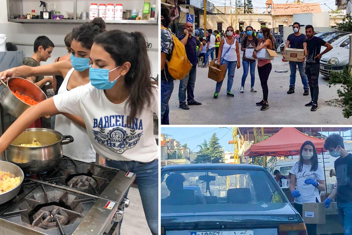 Dans les jours qui ont suivi l’explosion qui a secoué Beyrouth en août, un groupe de jeunes engagés dans les efforts de renforcement de la communauté bahá’íe s’est rapidement réuni pour élaborer des plans d’aide aux secours et au rétablissement. Ils ont créé un réseau de bénévoles appelé « Helping Hub » pour coordonner les actions des personnes autour d’eux.