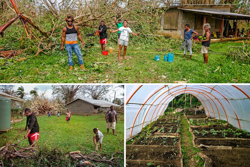 In April amid the pandemic, when Cyclone Harold struck the northern islands of Vanuatu the degree of unity and collective action fostered through the educational activities of the Baha’i community enabled many people to respond swiftly and to begin rebuilding and replanting.