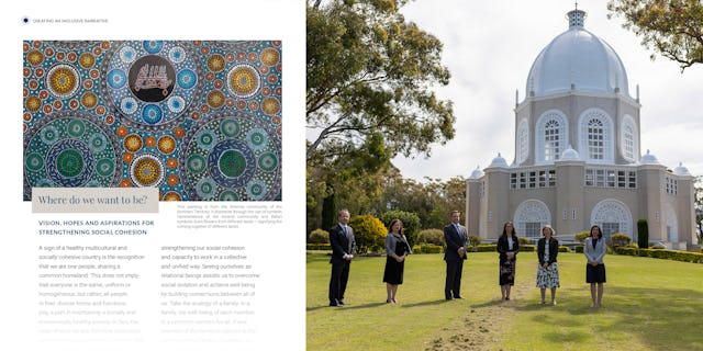 In Australia, a two-year process of gatherings among diverse segments of society culminated in the release of Creating an Inclusive Narrative, a publication that offers insights on forging a common identity.