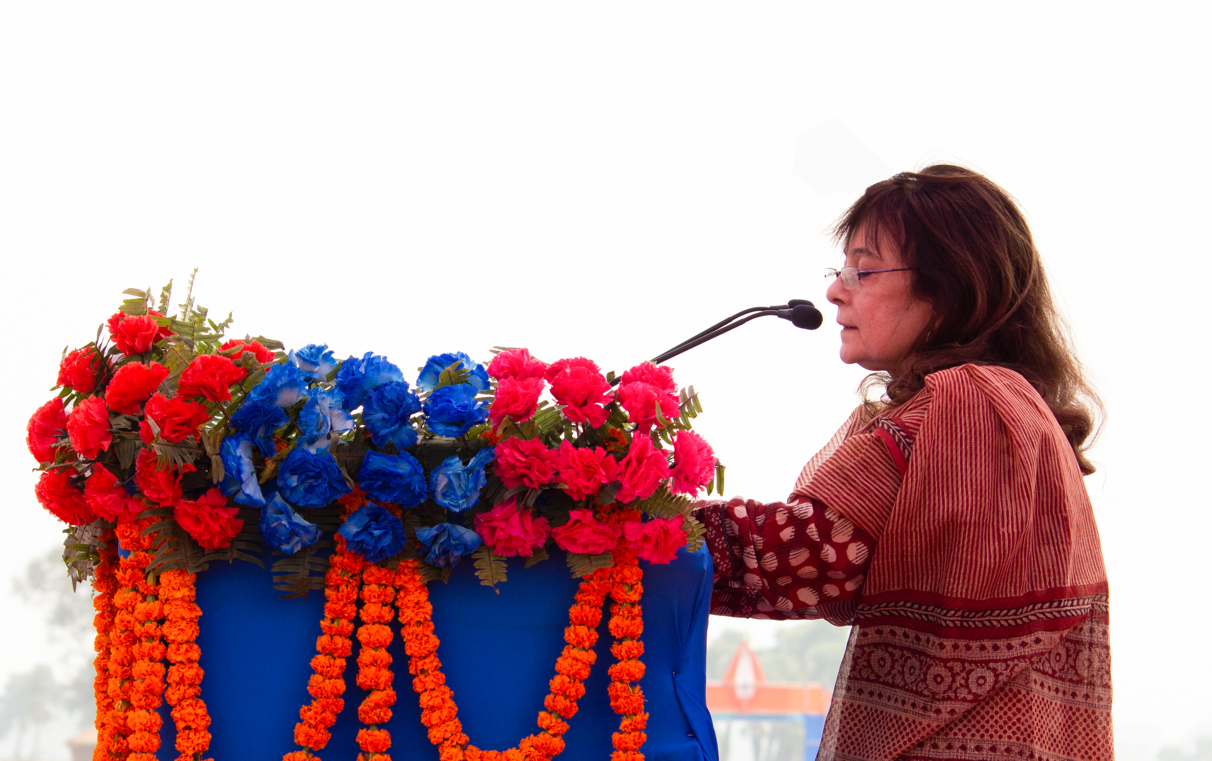 Naznene Rowhani, Secretary of the Bahá’í National Spiritual Assembly of India said, “[The temple] will be a shining symbol of vasudhaiva kutumbakam in action—where everybody, regardless of community, caste, color, or creed will be welcome to commune with their Creator.”