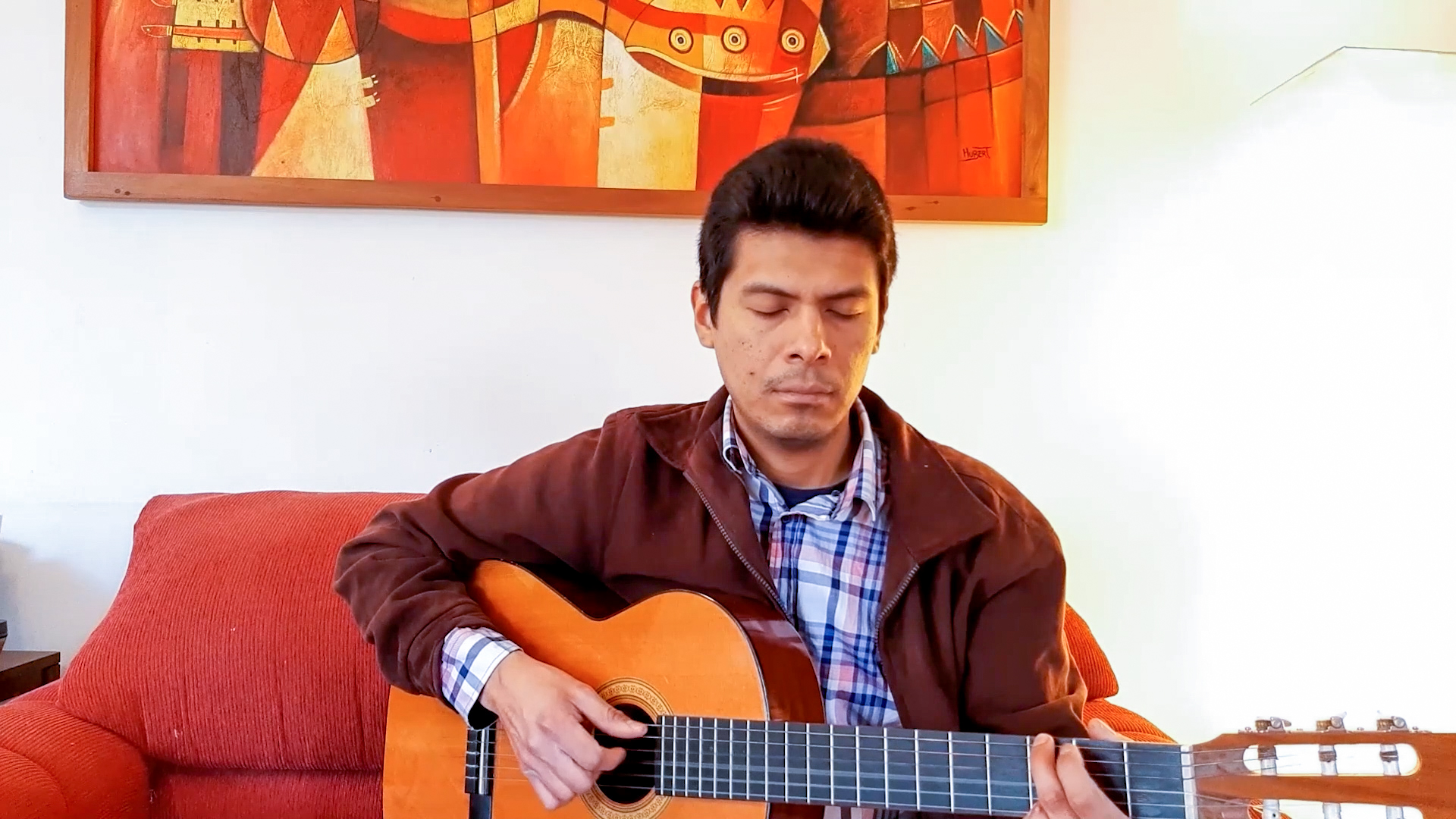 The broadcast was interspersed with prayers recited and chanted in Spanish and the languages of the Mapuche and Quechua peoples.