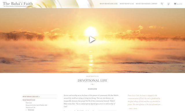 Image Gallery 2 Of 6 Bahai Org International Website Sees Major Redesign On 25th Year Since Launch Bwns