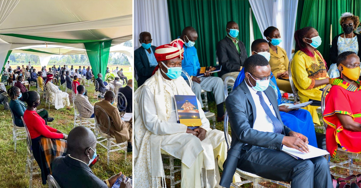 Une centaine de participants ont assisté à la cérémonie d’inauguration, tandis que des milliers de personnes des environs et de tout le Kenya ont célébré une étape capitale dans le cheminement spirituel de leur peuple.