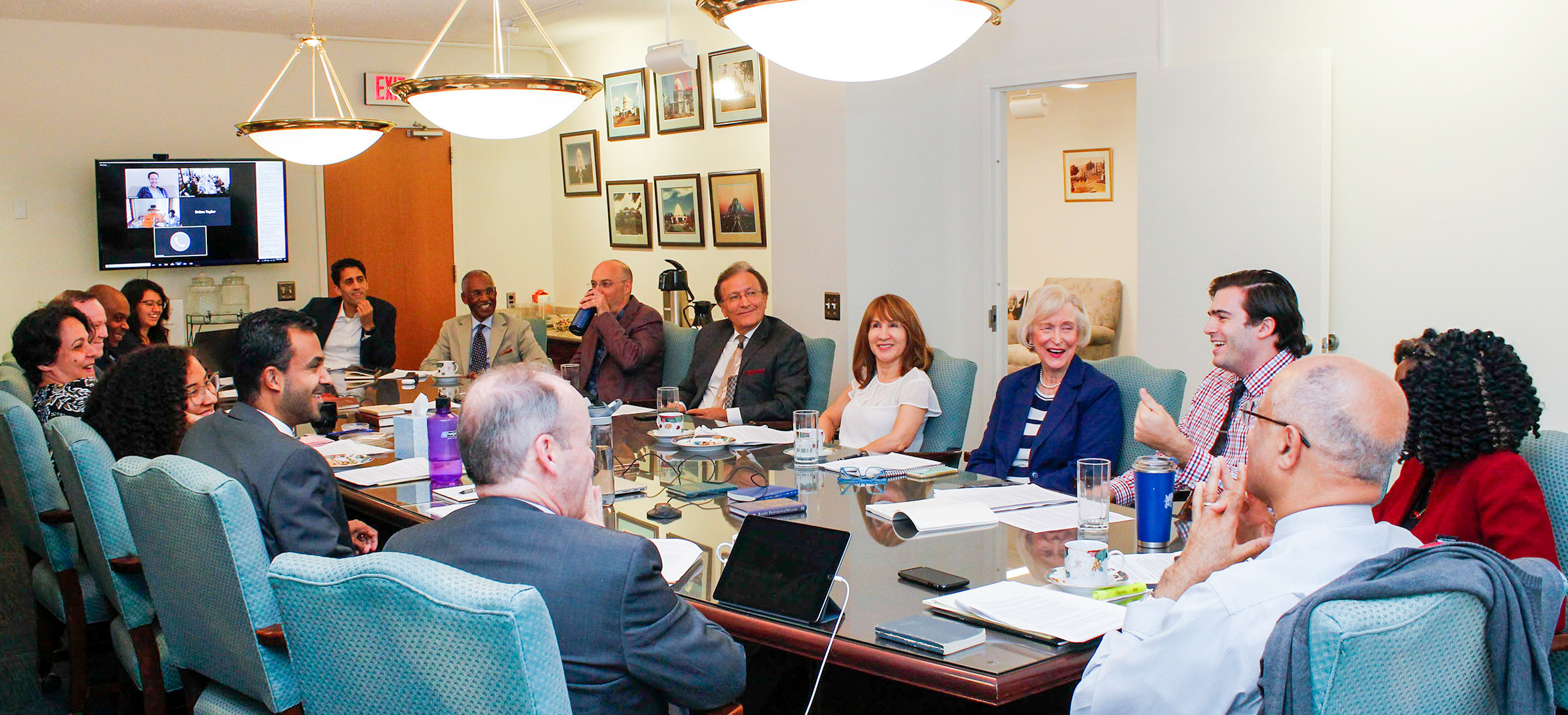 Photograph taken before the current health crisis. This symposium was part of an ongoing contribution of the Bahá’í Office of Public Affairs in the United States to the discourse on race unity.