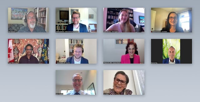 Participants and organizers of the recent online meeting of the All-Party Parliamentary Interfaith Caucus.