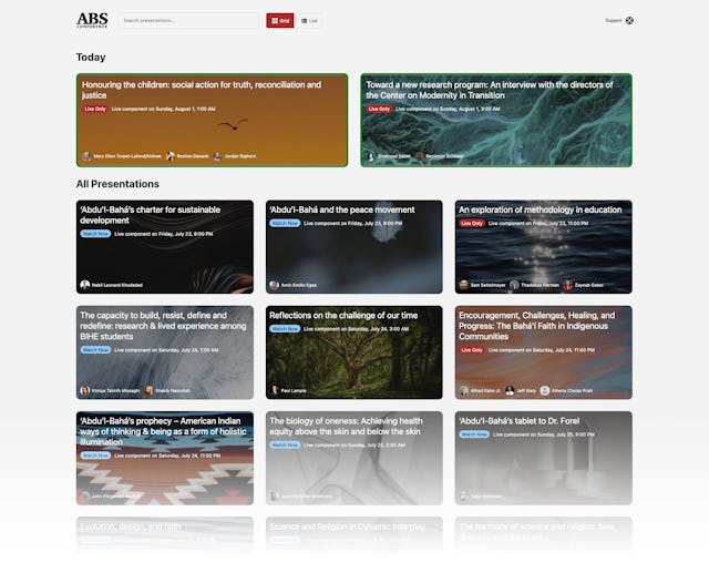 The conference program drew inspiration from ‘Abdu’l-Bahá’s life and work as a champion of social justice and upholder of the principle of the oneness of humanity. His application of Bahá’í principles to contemporary issues and problems of the age informed discussions as attendees consulted on a wide variety of themes.