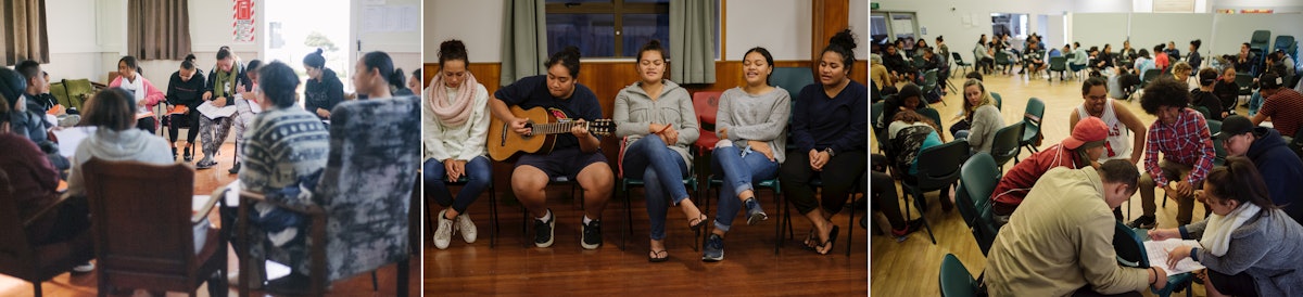 Photographs taken before the current health crisis. Various gatherings of youth from Manurewa engaged in Bahá’í educational efforts that seek to build capacity for service to society.