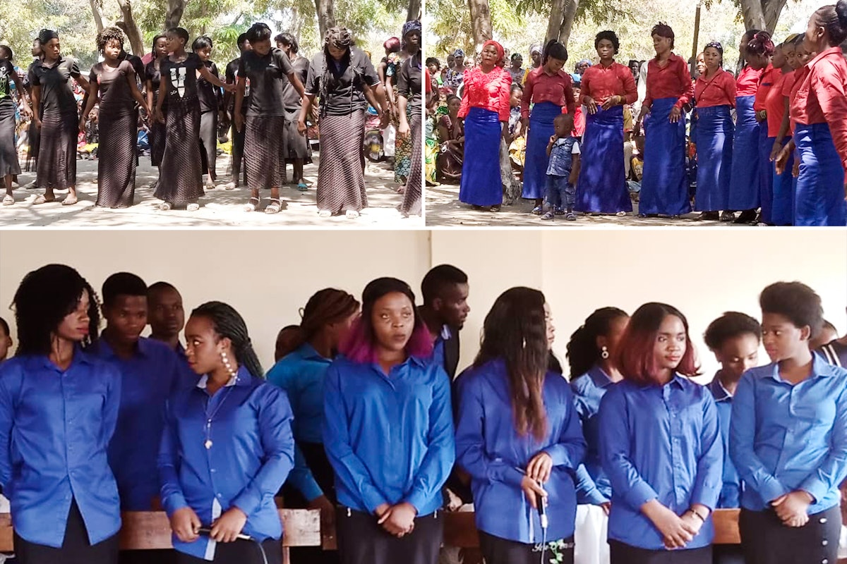 In-person gatherings held according to safety measures required by the government. Local choirs from diverse faith communities performed songs on the theme of gender equality composed specifically for the conference.
