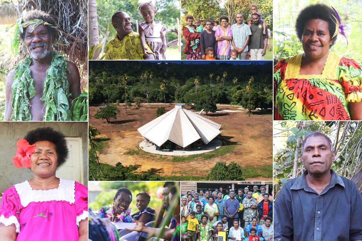 As anticipation builds for the completion of the House of Worship, chiefs and local leaders, featured in this image, convey feelings of joy and a strong sense of hope for the future.